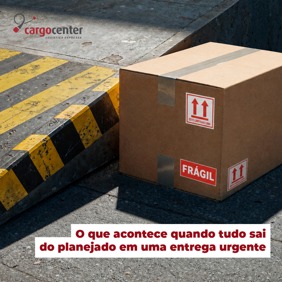 O que acontece quando tudo sai do planejado em uma entrega urgente