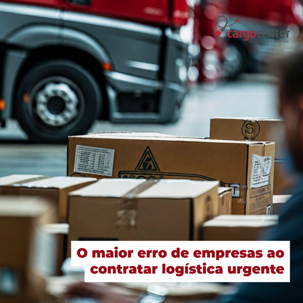 O maior erro de empresas ao contratar logística urgente
