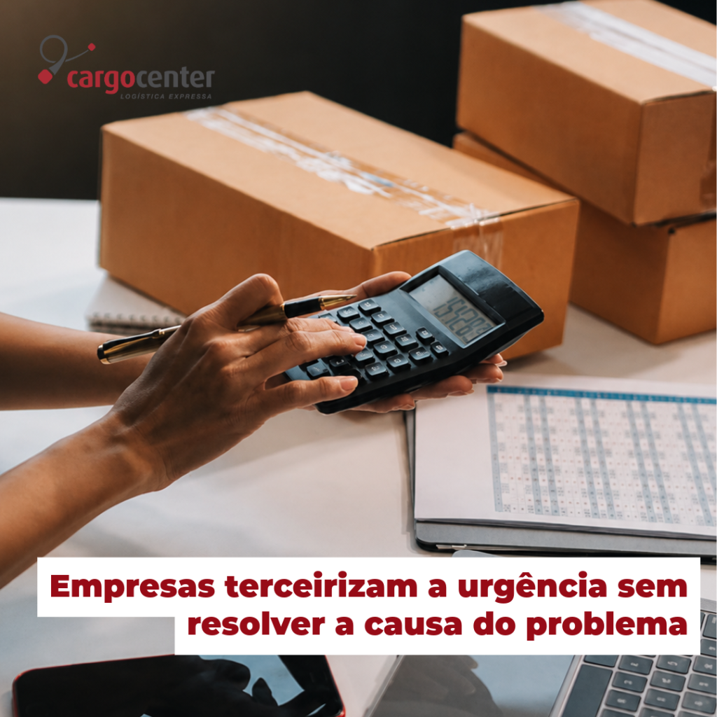 Empresas terceirizam a urgência sem resolver a causa do problema